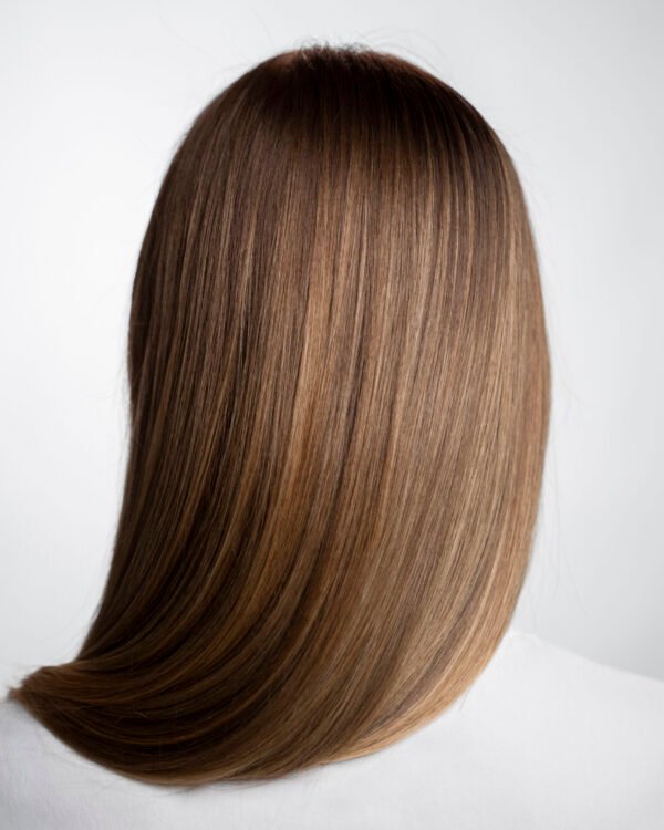 beautiful keratin treated hair